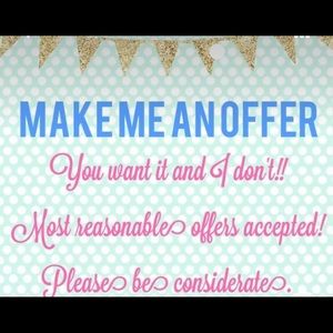 Reasonable offers - blitz sale through next Friday at 5p EST